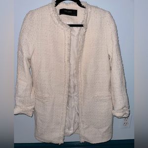 White structured jacket